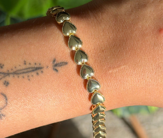 Plain Hearts Bracelet