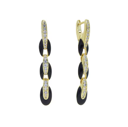 Long Neon  Enamel Earring