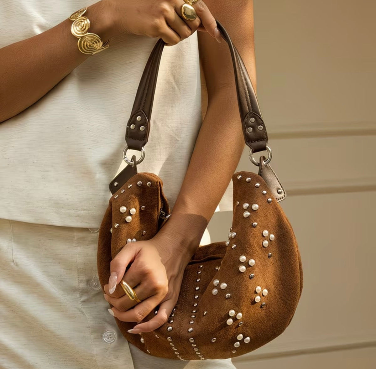Nomad Suede Bag