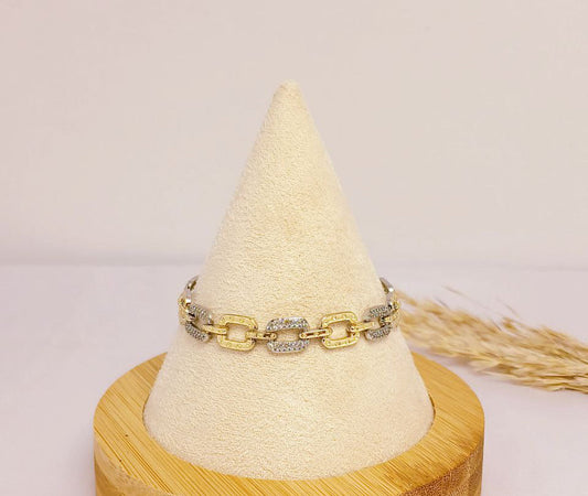 Paperclip Diamond Bracelet