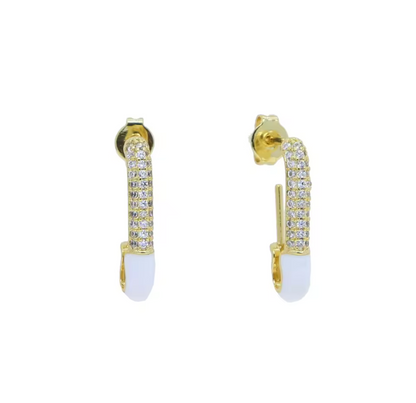 Neon Pin Enamel Earring