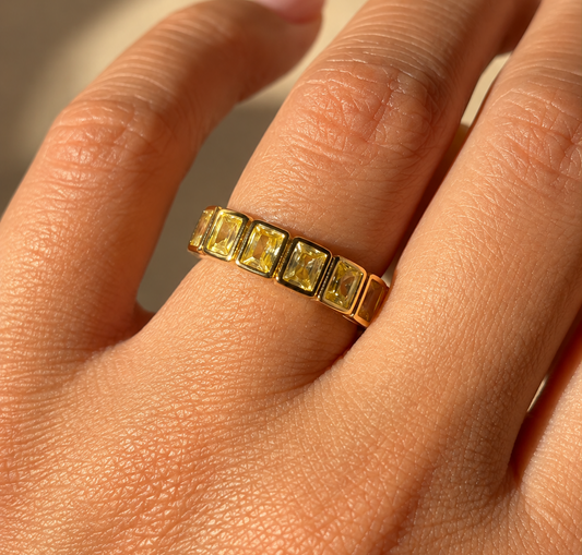 Square Yellow Ring