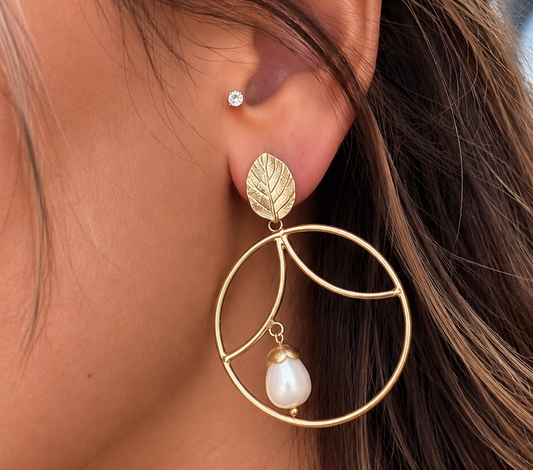 Pearl Hoops