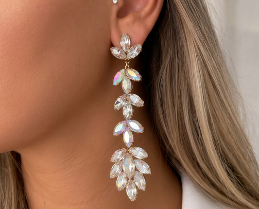 Leafy Lariat Earring