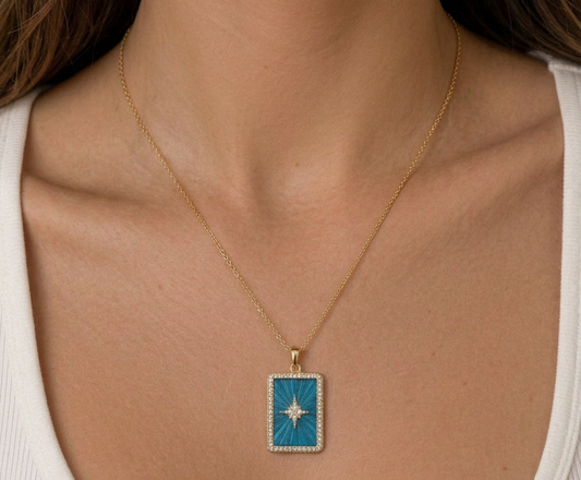 Star Tarot Card Necklace