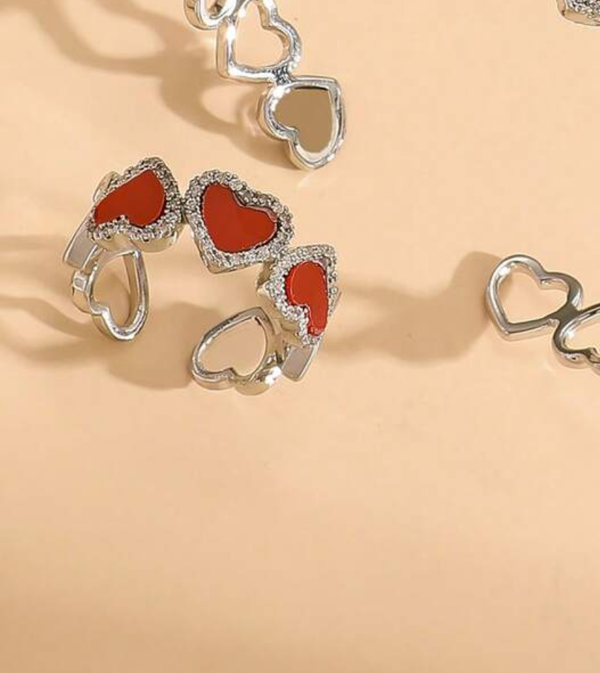 Hearts Bracelet - Ring