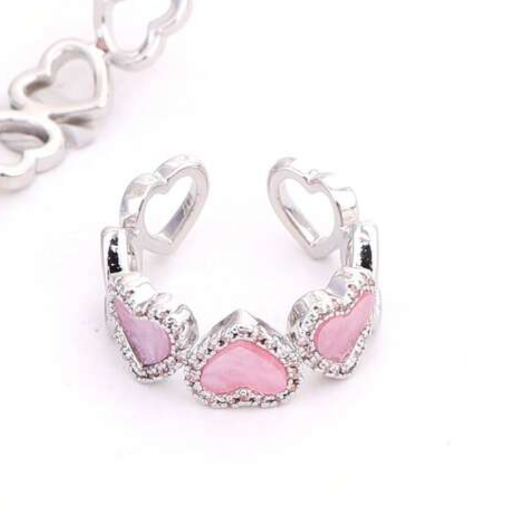 Hearts Bracelet - Ring
