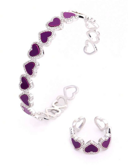 Hearts Bracelet - Ring