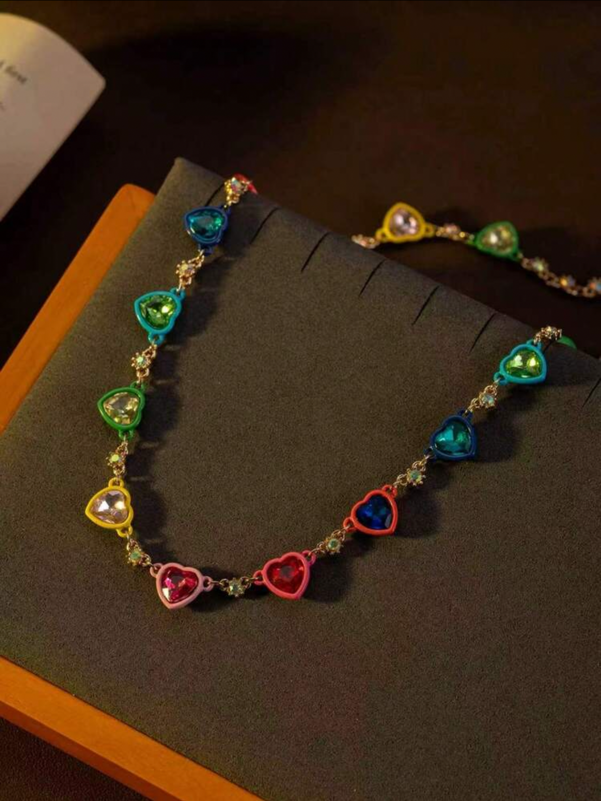 Colorful Hearts Necklace