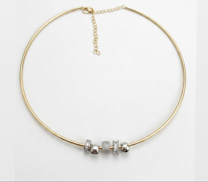 Pandora Hoop Choker (Silver Charms)