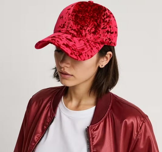 Velvet Baseball Cap
