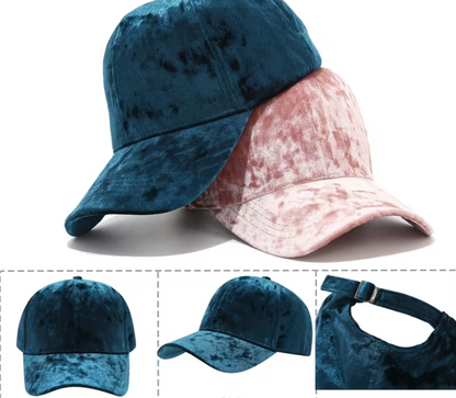 Velvet Baseball Cap
