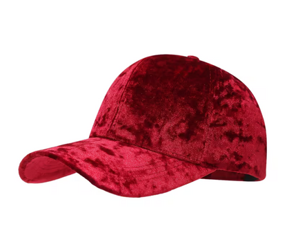 Velvet Baseball Cap