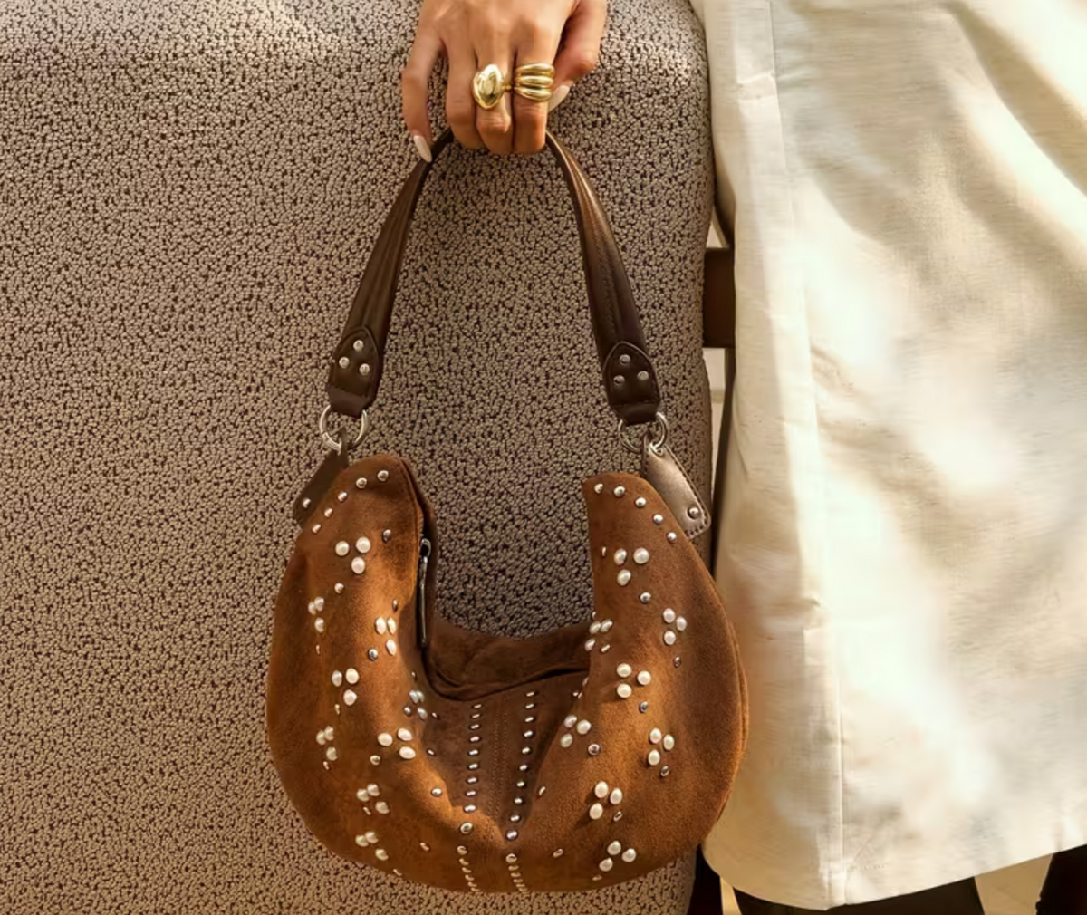 Nomad Suede Bag