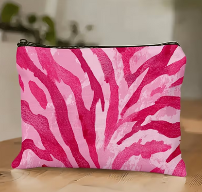 2D Flat Printed Makeup Pouch