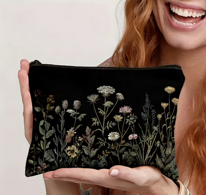 2D Flat Printed Makeup Pouch