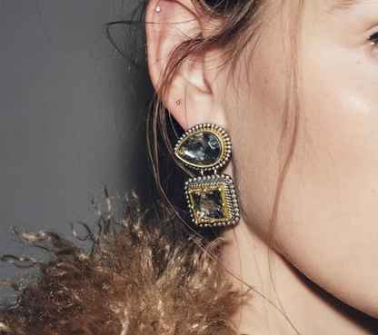Vintage Geometric Earring