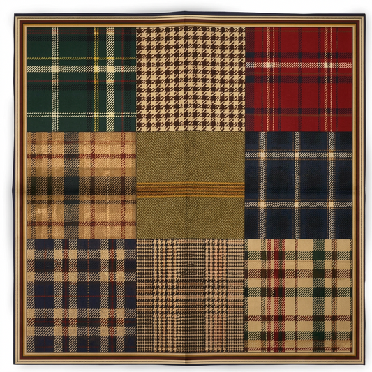 Retro Plaid Scarf