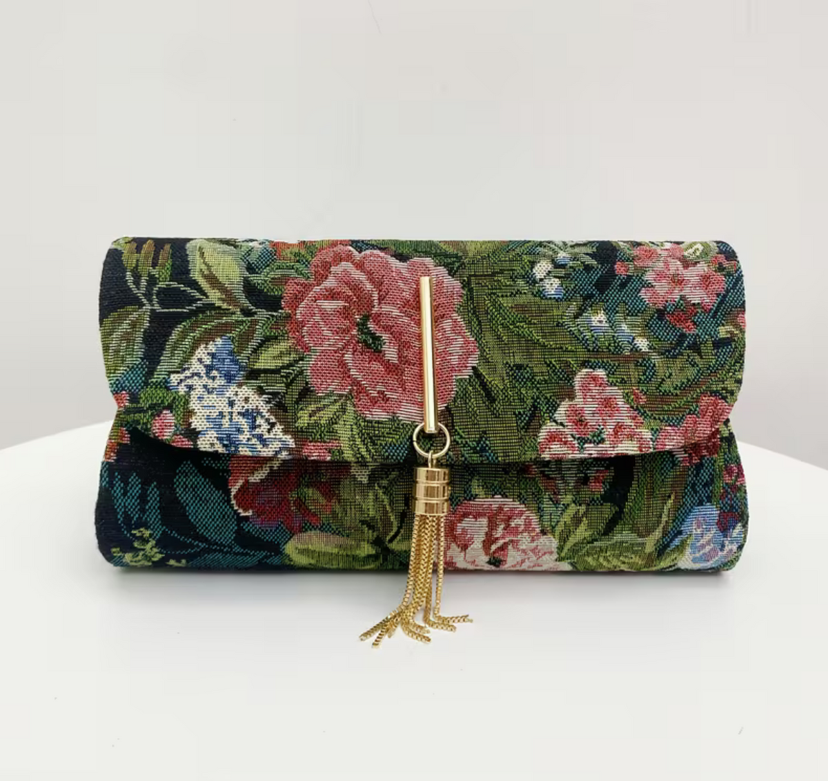 Jacquard Evening Clutch