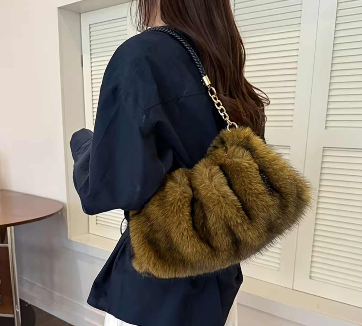 Plush Shoulder Bag