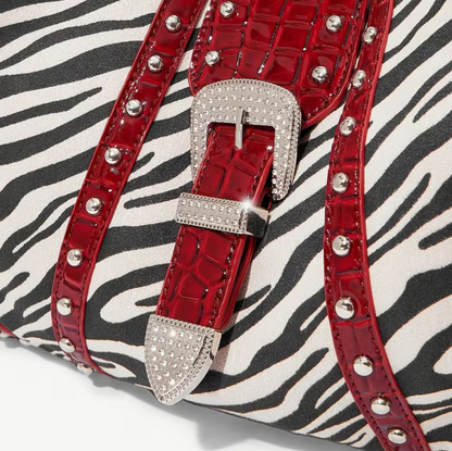 Zebra Hobo Bag