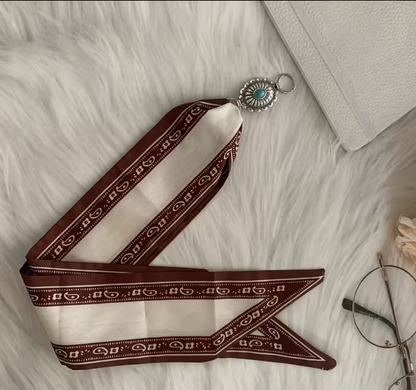 Western Denim Scarf