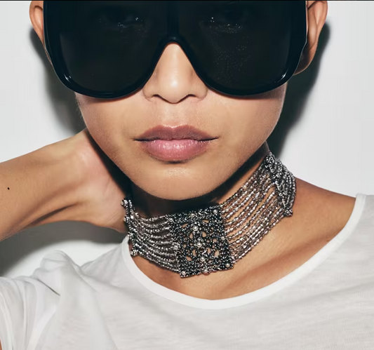 Vintage Beaded Chocker