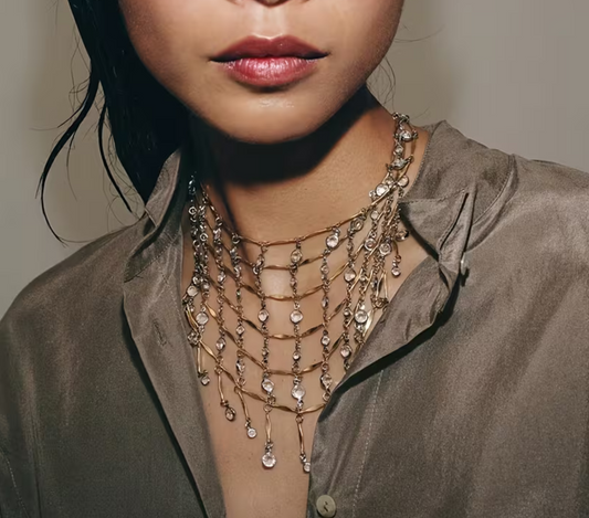 The Tassel Net Necklace