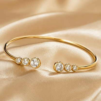Opened Stones Bangle