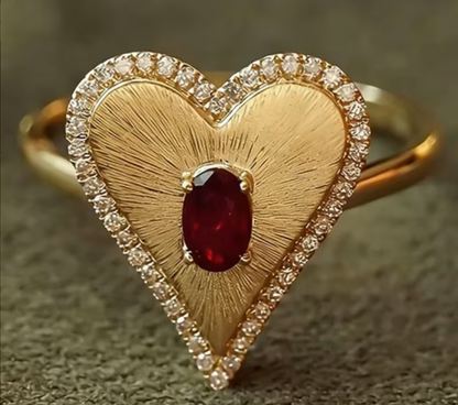 The Golden Heart Ring