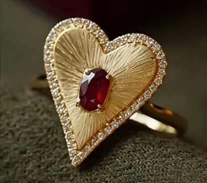 The Golden Heart Ring
