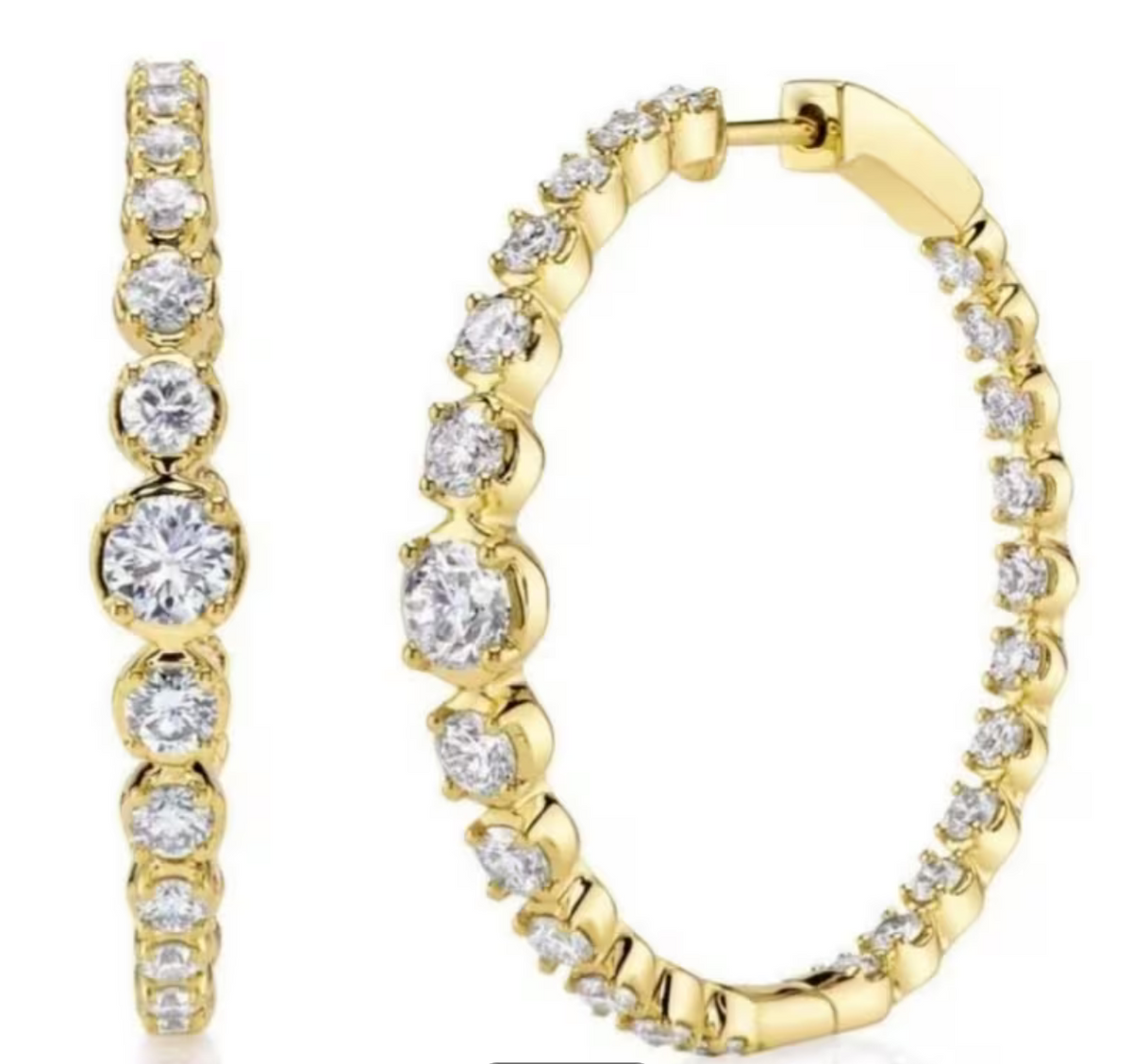 Zirconia Hoops