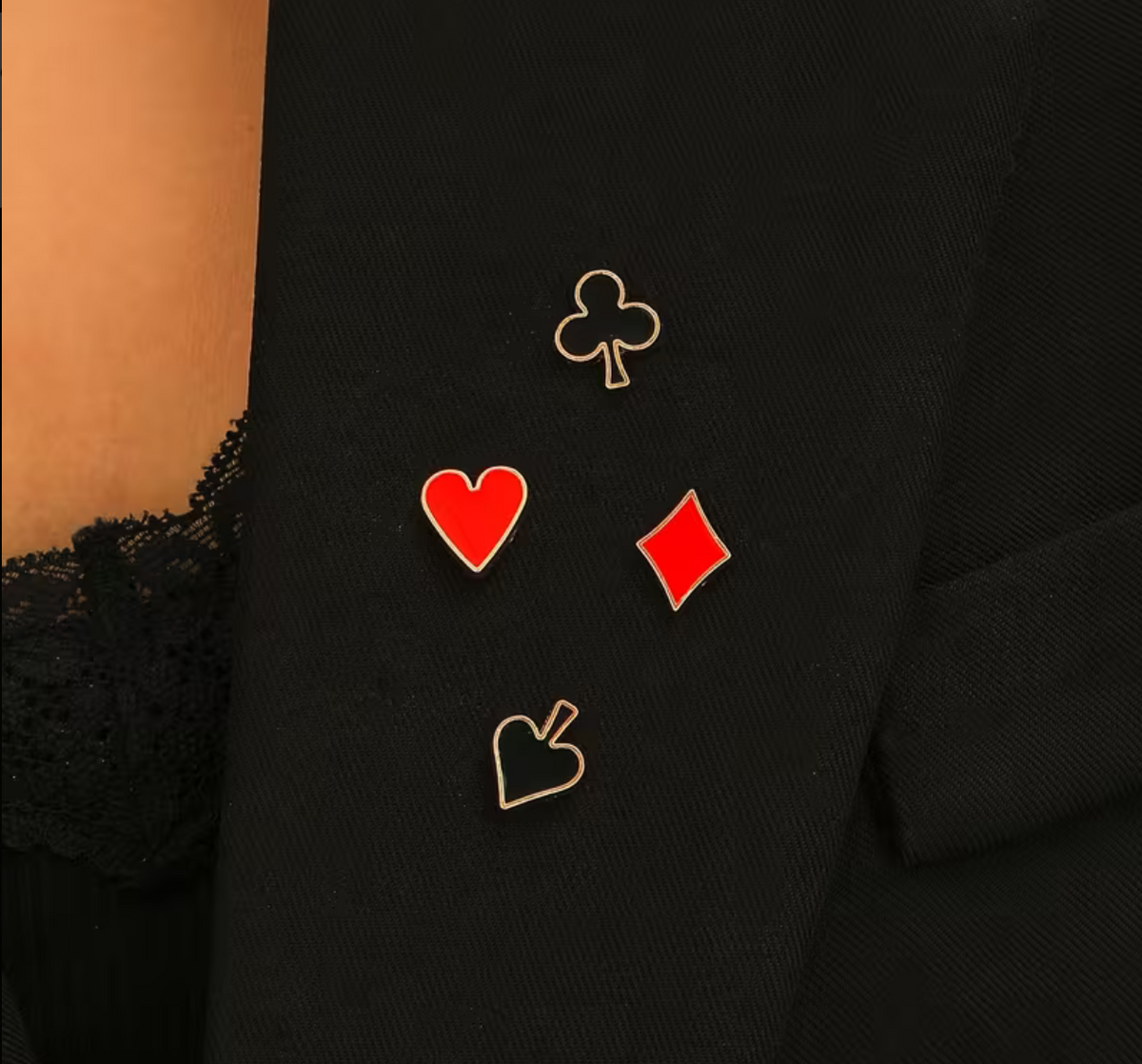 4 Pcs Brooch Set