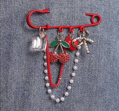 Charms Pin Brooch