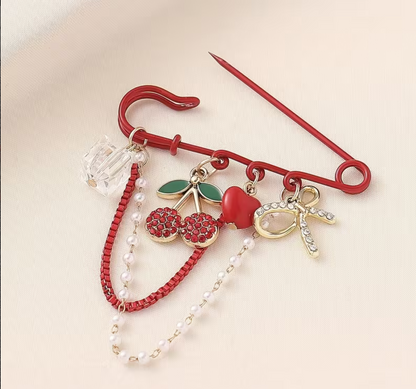 Charms Pin Brooch