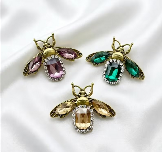 The Crystal Bee Brooch