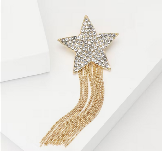 Rock Star Fringes Brooch