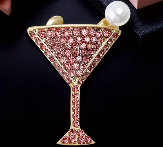 Mini Champaign Brooch