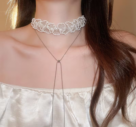 Beaded Bridal Choker