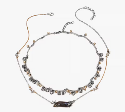 The 2 Pcs Necklace Set