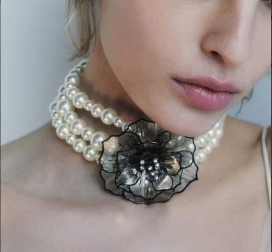 Imitation Pearl Collier