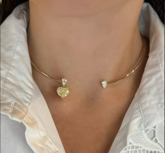 Romantic Hoop Opened choker