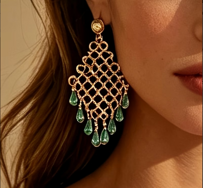 Tassel Beads Earring
