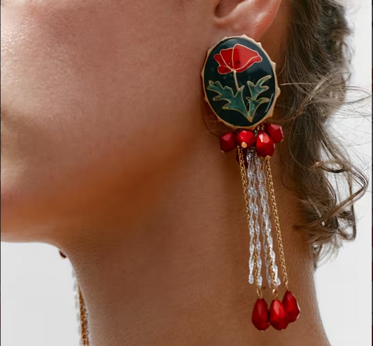 Vintage Resin Earring