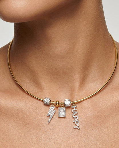 Happy Charms Hoop Choker