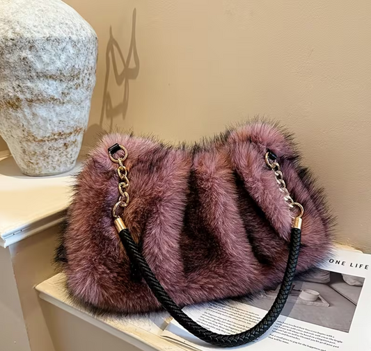 Plush Shoulder Bag