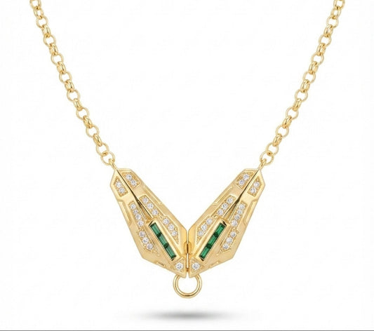 Double Snake Necklace