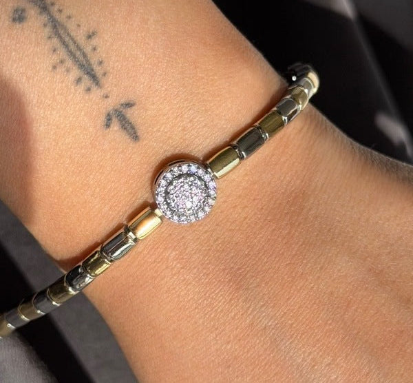 Tube Bar Bracelet (circle)
