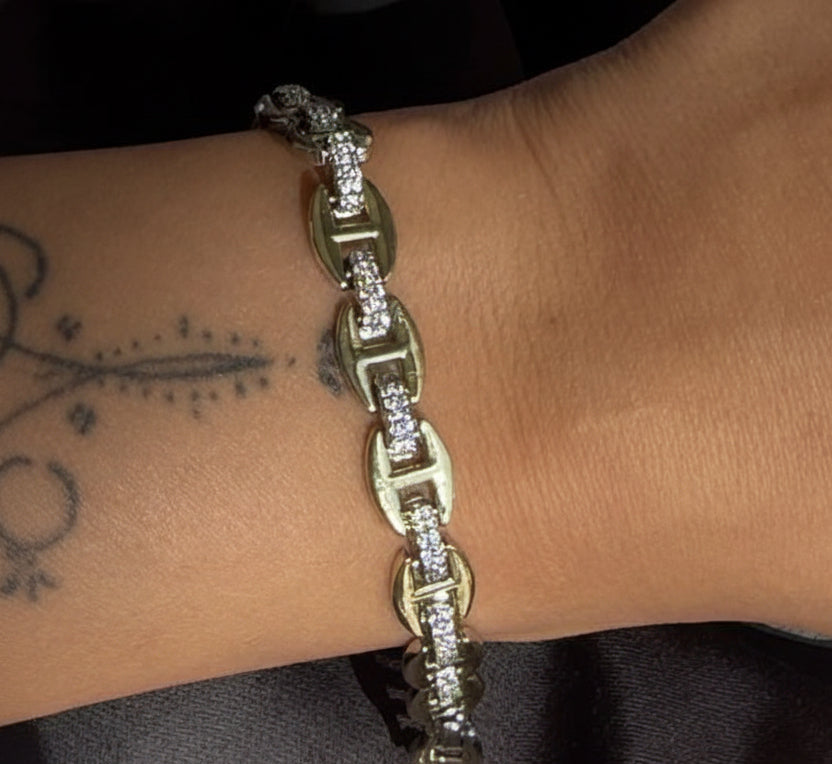 Diamond Bar Bracelet