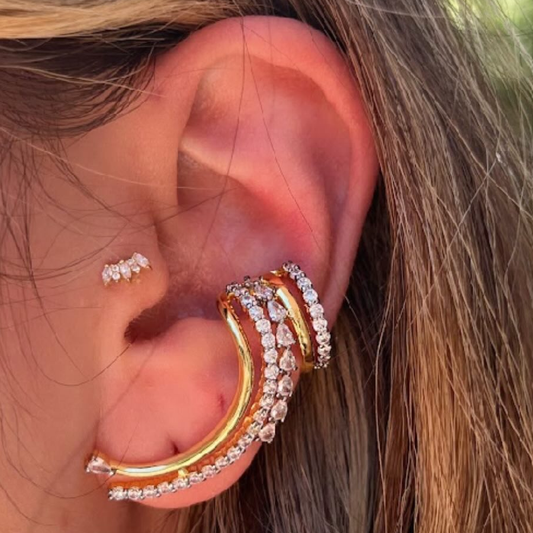 Opera Earrings + Cuff